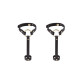 Пара браслетів на зап'ясті і палець Bijoux Indiscrets MAZE Hand Bracelet Harness Black, екошкіра Пара браслетів на зап'ясті і палець Bijoux Indiscrets MAZE Hand Bracelet Harness Black, екошкіра
