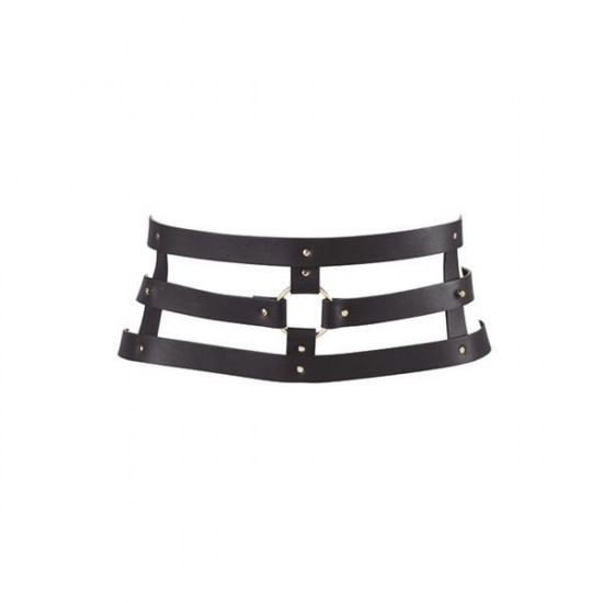 Портупея-пояс Bijoux Indiscrets MAZE - Wide Belt and Restraints Black, екошкіра Портупея-пояс Bijoux Indiscrets MAZE - Wide Belt and Restraints Black, екошкіра