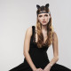 Маска кішечки Bijoux Indiscrets MAZE - Cat Ears Headpiece Black, екошкіра Маска кішечки Bijoux Indiscrets MAZE - Cat Ears Headpiece Black, екошкіра