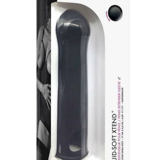 Подовжувальна насадка на член Dorcel LIQUID-SOFT XTEND (до + 3,8см), з кільцем для мошонки Подовжувальна насадка на член Dorcel LIQUID-SOFT XTEND (до + 3,8см), з кільцем для мошонки
