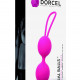 Вагінальні кульки Dorcel Dual Balls Magenta, діаметр 3,6см, вага 55гр Вагінальні кульки Dorcel Dual Balls Magenta, діаметр 3,6см, вага 55гр