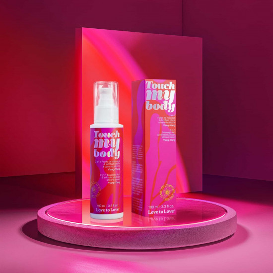 Массажный гель и смазка 2в1 Love To Love TOUCH MY BODY Ylang-Ylang (100 мл) увлажняющий