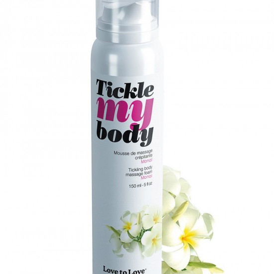 Масажна піна Love To Love TICKLE MY BODY Monoi (150 мл) зволожуюча Масажна піна Love To Love TICKLE MY BODY Monoi (150 мл) зволожуюча