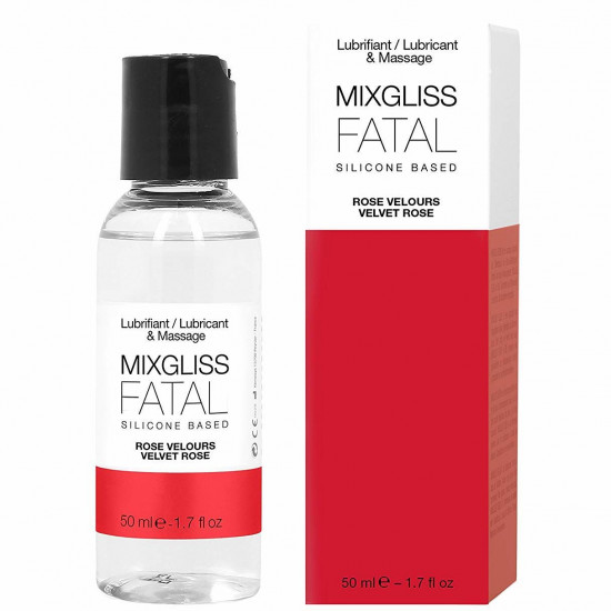 Лубрикант на силіконовій основі MixGliss FATAL - VALVET ROSE (50 мл) з ароматом оксамитової троянди Лубрикант на силіконовій основі MixGliss FATAL - VALVET ROSE (50 мл) з ароматом оксамитової троянди