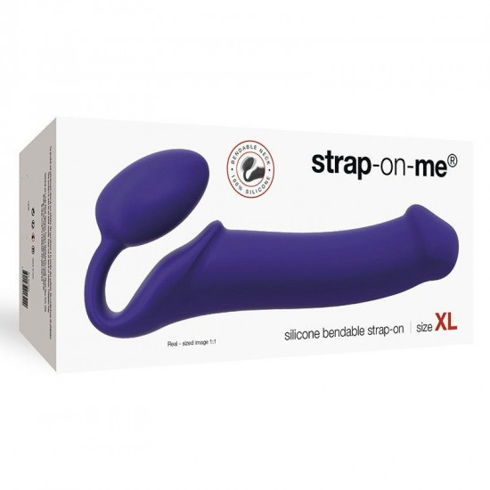 Безремінний страпон Strap-On-Me Violet XL, повністю регульований, діаметр 4,5 см Безремінний страпон Strap-On-Me Violet XL, повністю регульований, діаметр 4,5 см