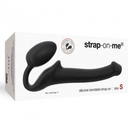 Безремінний страпон Strap-On-Me Black S, повністю регульований, діаметр 2,7 см Безремінний страпон Strap-On-Me Black S, повністю регульований, діаметр 2,7 см
