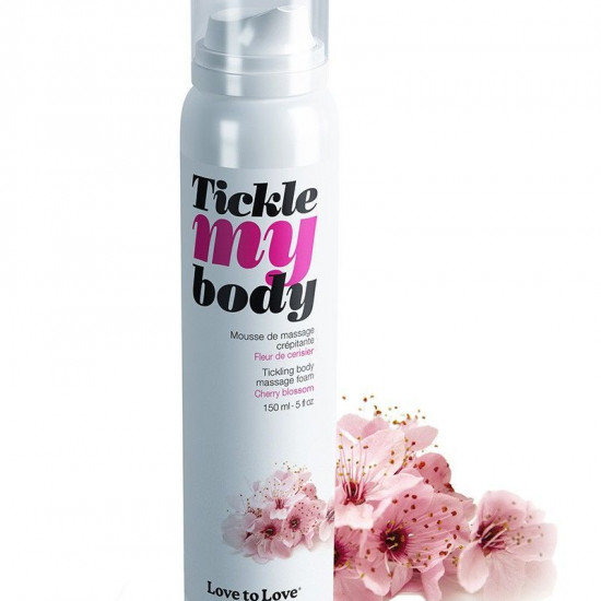 Масажна піна Love To Love TICKLE MY BODY Cherry Blossom (150 мл) зволожувальна Масажна піна Love To Love TICKLE MY BODY Cherry Blossom (150 мл) зволожувальна