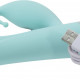 Розкішний вібратор-кролик Pillow Talk - Kinky Teal з кристалом Сваровські, потужний Розкішний вібратор-кролик Pillow Talk - Kinky Teal з кристалом Сваровські, потужний