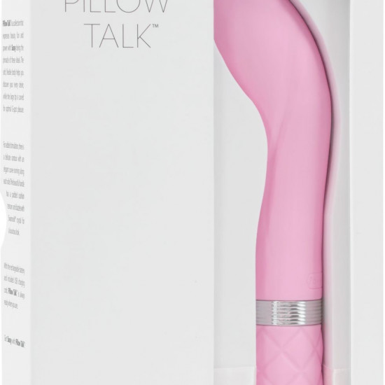 Розкішний вібратор Pillow Talk - Sassy Pink з кристалом Сваровські для точки G, подарункова упаковка Розкішний вібратор Pillow Talk - Sassy Pink з кристалом Сваровські для точки G, подарункова упаковка