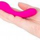 Минивибратор The Mini Swan Wand, два вибромотора, для вагинально-клиторальной стимуляции