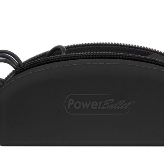 Мини-вибромассажер PalmPower Pocket с чехлом на молнии, водостойкий, перезаряжаемый, длина 9 см