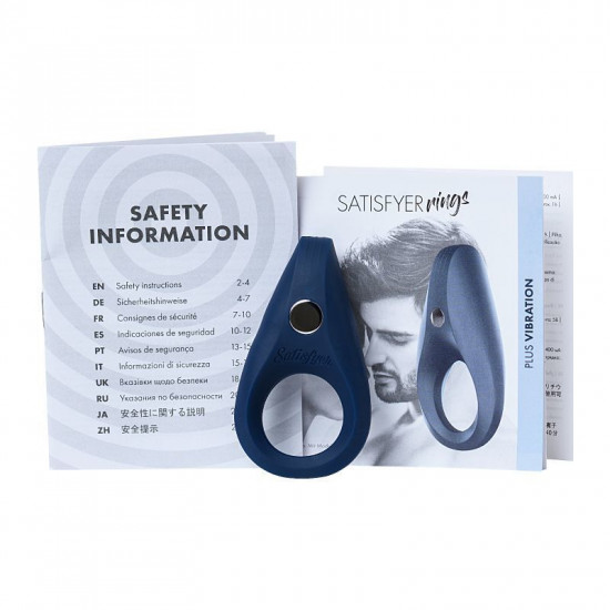 Ерекційне віброкільце Satisfyer Rocket Ring з подовженим стимулятором клітора, перезаряджуване Ерекційне віброкільце Satisfyer Rocket Ring з подовженим стимулятором клітора, перезаряджуване