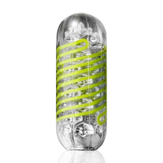 Мастурбатор Tenga Spinner 03 Shell з пружною стимулювальною спіраллю всередині Мастурбатор Tenga Spinner 03 Shell з пружною стимулювальною спіраллю всередині