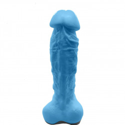 Крафтове мило-член із присоскою Чистий Кайф Blue size XL, натуральне