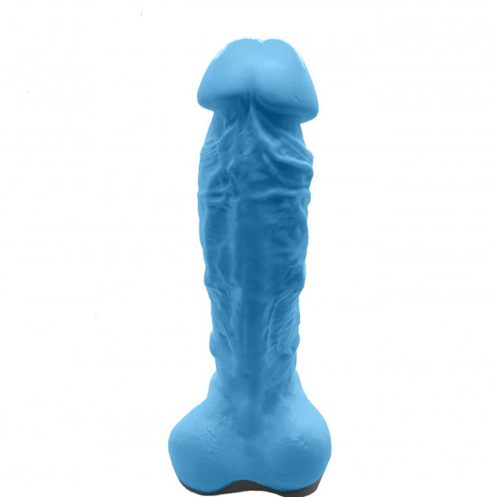 Крафтовое мыло-член с присоской Чистий Кайф Blue size XL, натуральное
