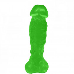 Крафтове мило-член із присоскою Чистий Кайф Green size XL, натуральне