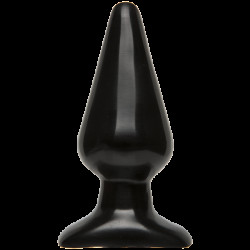 Анальна пробка Doc Johnson Smooth Classic Large - Black, макс. діаметр 5,7 см