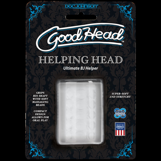 Мастурбатор Doc Johnson GoodHead - Helping Head ULTRASKYN, супер помічниця для мінету Мастурбатор Doc Johnson GoodHead - Helping Head ULTRASKYN, супер помічниця для мінету