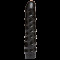 Дилдо Doc Johnson CodeBlack - 8 Inch Raging Vac-U-Lock із стимулювальним рельєфом, діаметр 3,8 см
