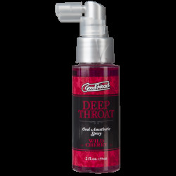 Спрей для мінету Doc Johnson GoodHead DeepThroat Spray - Wild Cherry 59 мл для глибокого мінету