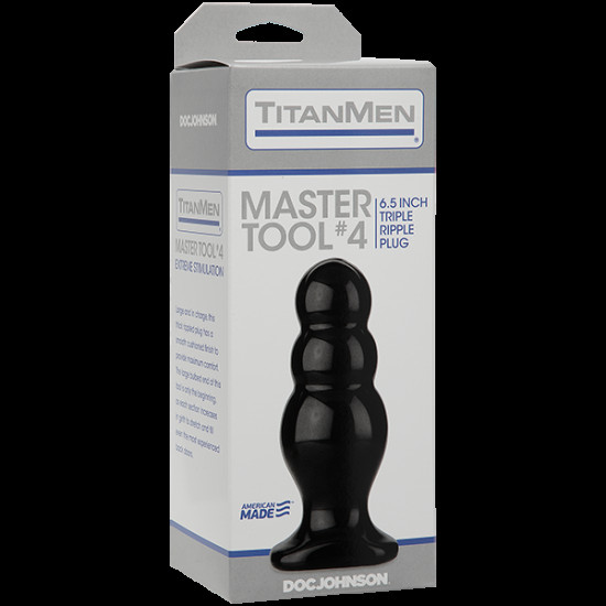 Анальний стимулятор Doc Johnson Titanmen Tools - Master, діаметр 6,6 см Анальний стимулятор Doc Johnson Titanmen Tools - Master, діаметр 6,6 см