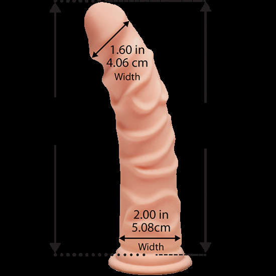 Фалоімітатор Doc Johnson The D - Ragin D - 8 Inch Without Balls - ULTRASKYN, діаметр 5,1 см Фалоімітатор Doc Johnson The D - Ragin D - 8 Inch Without Balls - ULTRASKYN, діаметр 5,1 см