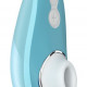 Вакуумный клиторальный стимулятор Womanizer Liberty Blue, магнитная крышка, 2 насадки