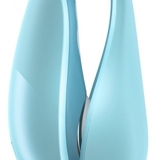Вакуумный клиторальный стимулятор Womanizer Liberty Blue, магнитная крышка, 2 насадки