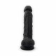 Фаллоимитатор SilexD Johnny Black (MODEL 1 size 7in), двухслойный, силикон+Silexpan, диаметр 3,8см