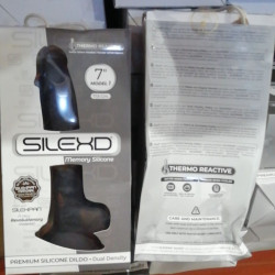 Фалоімітатор SilexD Johnny Black (MODEL 1 size 7in)  (м'ята упаковка!!!)