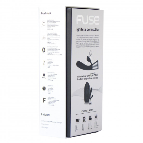 Інтерактивний вібратор-кролик Ohmibod Fuse for Kiiroo Black Інтерактивний вібратор-кролик Ohmibod Fuse for Kiiroo Black