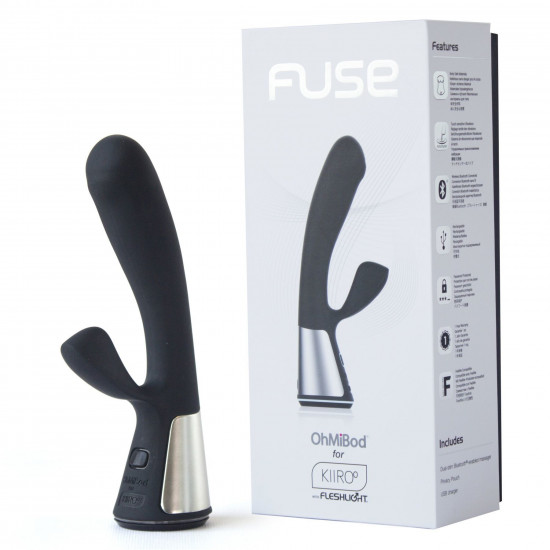 Інтерактивний вібратор-кролик Ohmibod Fuse for Kiiroo Black Інтерактивний вібратор-кролик Ohmibod Fuse for Kiiroo Black