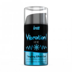 Рідкий вібратор Intt Vibration Ice (15 мл), густий гель, дуже незвичайний, діє до 30 хвилин