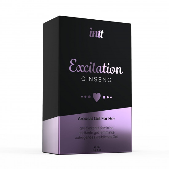 Збуджувальний гель Intt Excitation (15 мл) з екстрактом женьшеню, з ефектом вібрації Збуджувальний гель Intt Excitation (15 мл) з екстрактом женьшеню, з ефектом вібрації