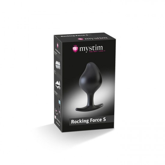 Силіконова анальна пробка Mystim Rocking Force S для електростимулятора, діаметр 3,7 см Силіконова анальна пробка Mystim Rocking Force S для електростимулятора, діаметр 3,7 см