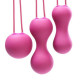 Набір вагінальних кульок Je Joue - Ami Fuchsia, діаметр 3,8-3,3-2,7см, вага 54-71-100гр Набір вагінальних кульок Je Joue - Ami Fuchsia, діаметр 3,8-3,3-2,7см, вага 54-71-100гр