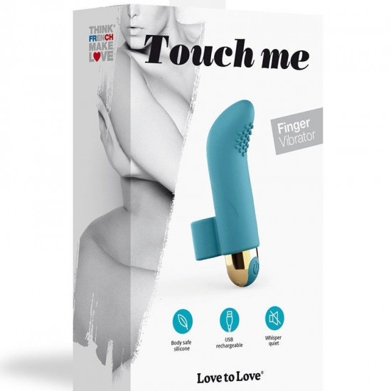 Вібратор на палець Love To Love TOUCH ME PETROLE перезаряджається, потужний мотор Вібратор на палець Love To Love TOUCH ME PETROLE перезаряджається, потужний мотор