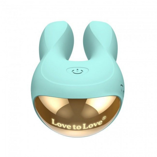 Вібратор-кролик Love To Love Hear Me Menthe з двома моторчиками і різнобарвною LED-підсвіткою Вібратор-кролик Love To Love Hear Me Menthe з двома моторчиками і різнобарвною LED-підсвіткою
