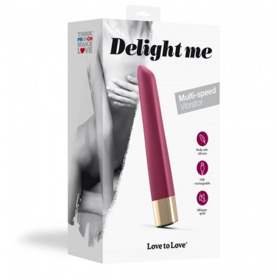 Потужний мінівібратор Love To Love Delight Me Prune з м'яким кінчиком, 16 режимів роботи Потужний мінівібратор Love To Love Delight Me Prune з м'яким кінчиком, 16 режимів роботи