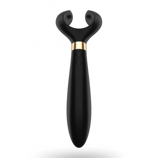 Вібратор для пар Satisfyer Endless Fun Black, три мотори, багатофункціональний Вібратор для пар Satisfyer Endless Fun Black, три мотори, багатофункціональний