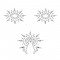 Пестіс з кристалів Petits Joujoux Gloria set of 3 - Silver, прикраса на груди та вульву