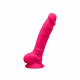 Фалоімітатор SilexD Johnny Pink (MODEL 1 size 7in), двошаровий, силікон + Silexpan, діаметр 3,8см Фалоімітатор SilexD Johnny Pink (MODEL 1 size 7in), двошаровий, силікон + Silexpan, діаметр 3,8см