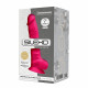 Фалоімітатор SilexD Johnny Pink (MODEL 1 size 7in), двошаровий, силікон + Silexpan, діаметр 3,8см Фалоімітатор SilexD Johnny Pink (MODEL 1 size 7in), двошаровий, силікон + Silexpan, діаметр 3,8см