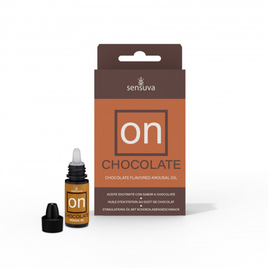 Збуджувальні краплі для клітора Sensuva ON Arousal Oil for Her Chocolate (5 мл) зі смаком шоколаду Збуджувальні краплі для клітора Sensuva ON Arousal Oil for Her Chocolate (5 мл) зі смаком шоколаду