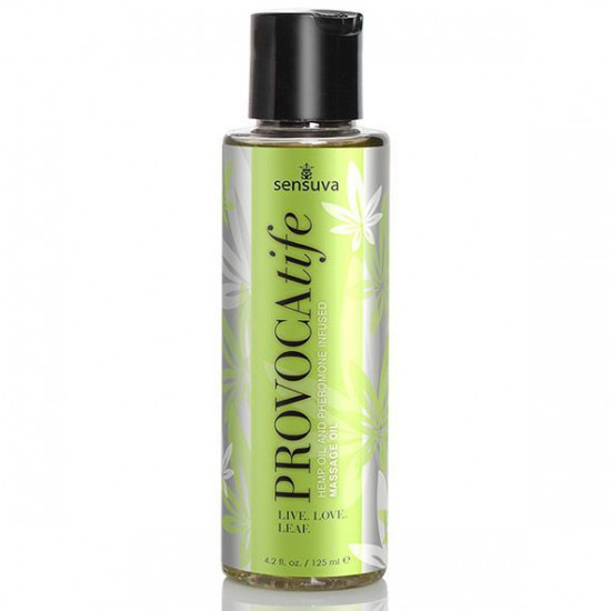 Масажне масло Sensuva: Provocatife Hemp Oil Пройняті Massage (125 мл) з феромонами і маслом конопель Масажне масло Sensuva: Provocatife Hemp Oil Пройняті Massage (125 мл) з феромонами і маслом конопель