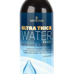 Густа змазка Sensuva Ultra-Thick Water-Based (240 мл) на водній основі, без гліцерину та парабенів