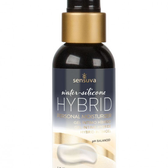 Смазка водно-силиконовая Sensuva Hybrid Formula (57 мл) без сахара, подходит для оральных ласк