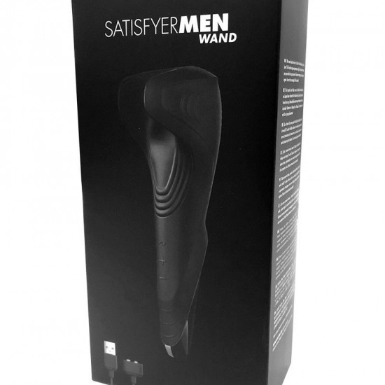 Мастурбатор Satisfyer Men Wand, багатофункціональний, чудово для пар, вібро-мінет Мастурбатор Satisfyer Men Wand, багатофункціональний, чудово для пар, вібро-мінет