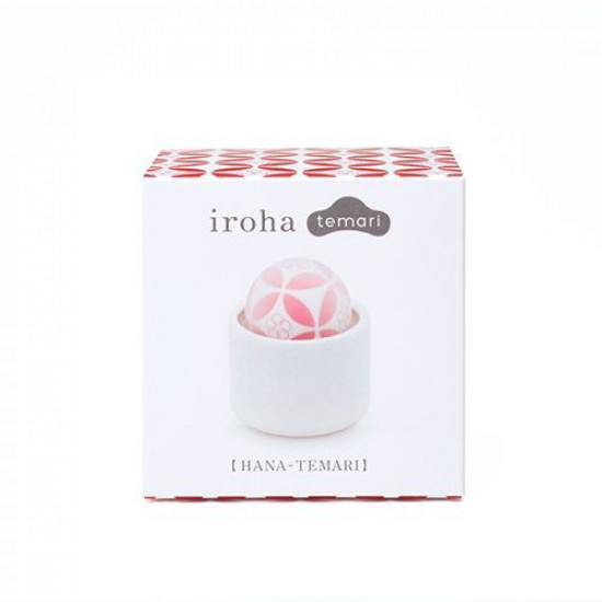Потужний вібратор-кулька IROHA TEMARI Hana, що не передає вібрацію на футляр Потужний вібратор-кулька IROHA TEMARI Hana, що не передає вібрацію на футляр