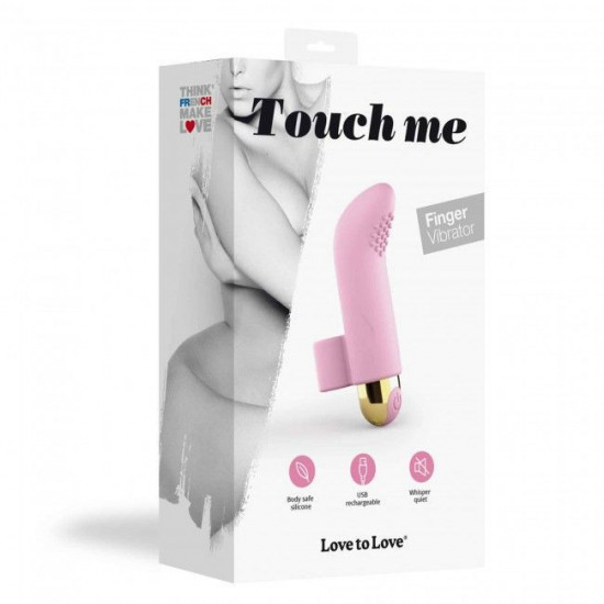 Вібратор на палець Love To Love TOUCH ME ROSE, який перезаряджається, потужний мотор Вібратор на палець Love To Love TOUCH ME ROSE, який перезаряджається, потужний мотор